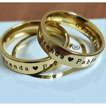 Alianzas de pareja lisas - Imagen 1