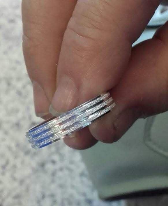 Alianzas diamantadas plata de ley - Imagen 2