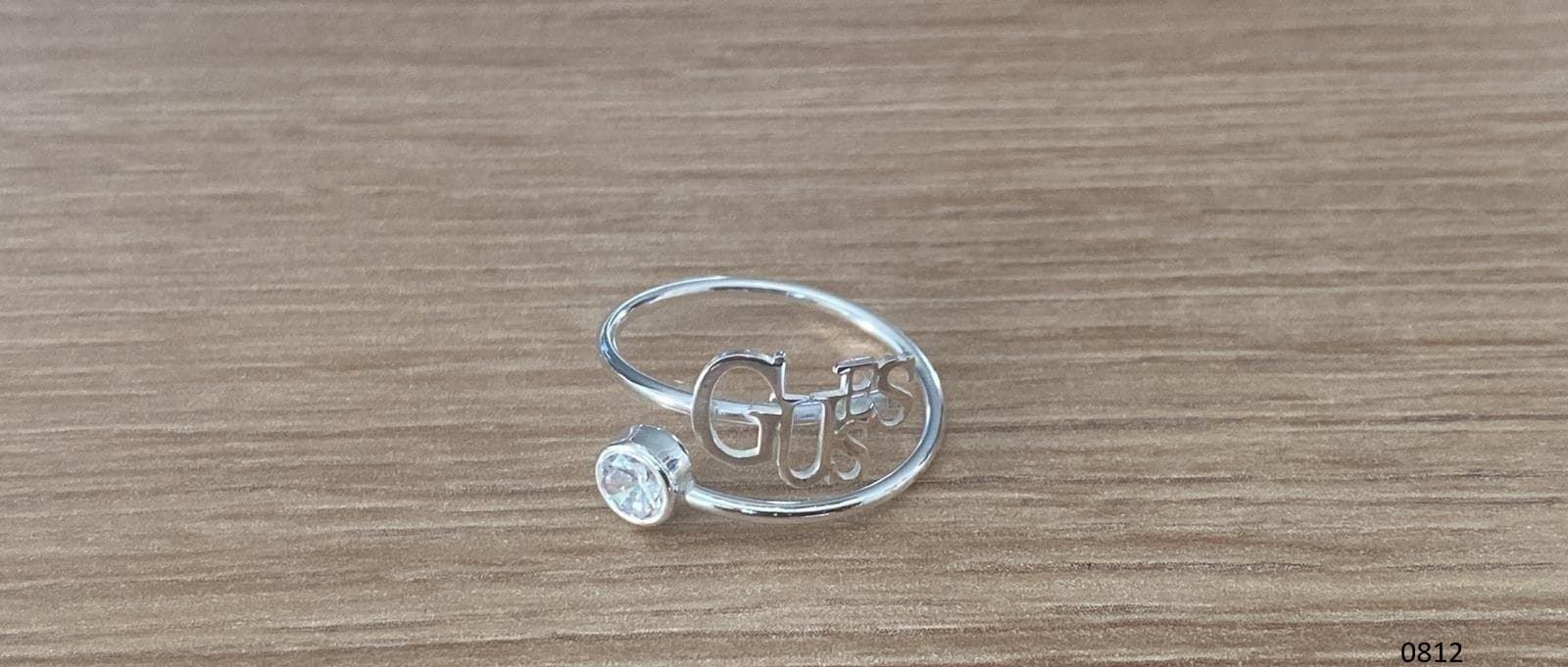 Anillo adaptable Guess plata - Imagen 1