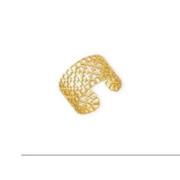 Anillo Dubai calado acero - Imagen 1