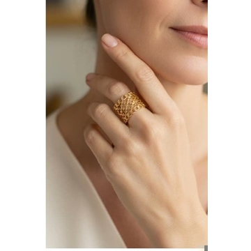 Anillo Dubai calado acero - Imagen 2