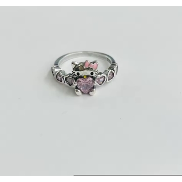 Anillo Hello Kitty plata - Imagen 1