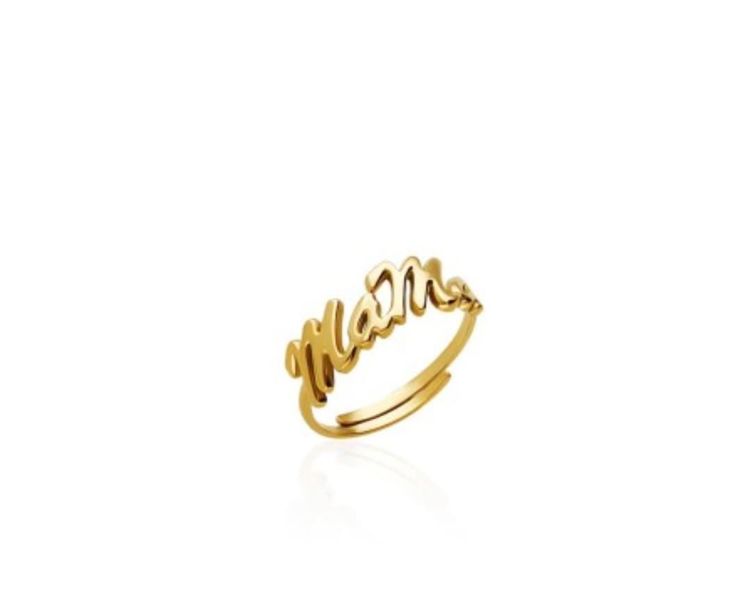 Anillo mama acero - Imagen 1