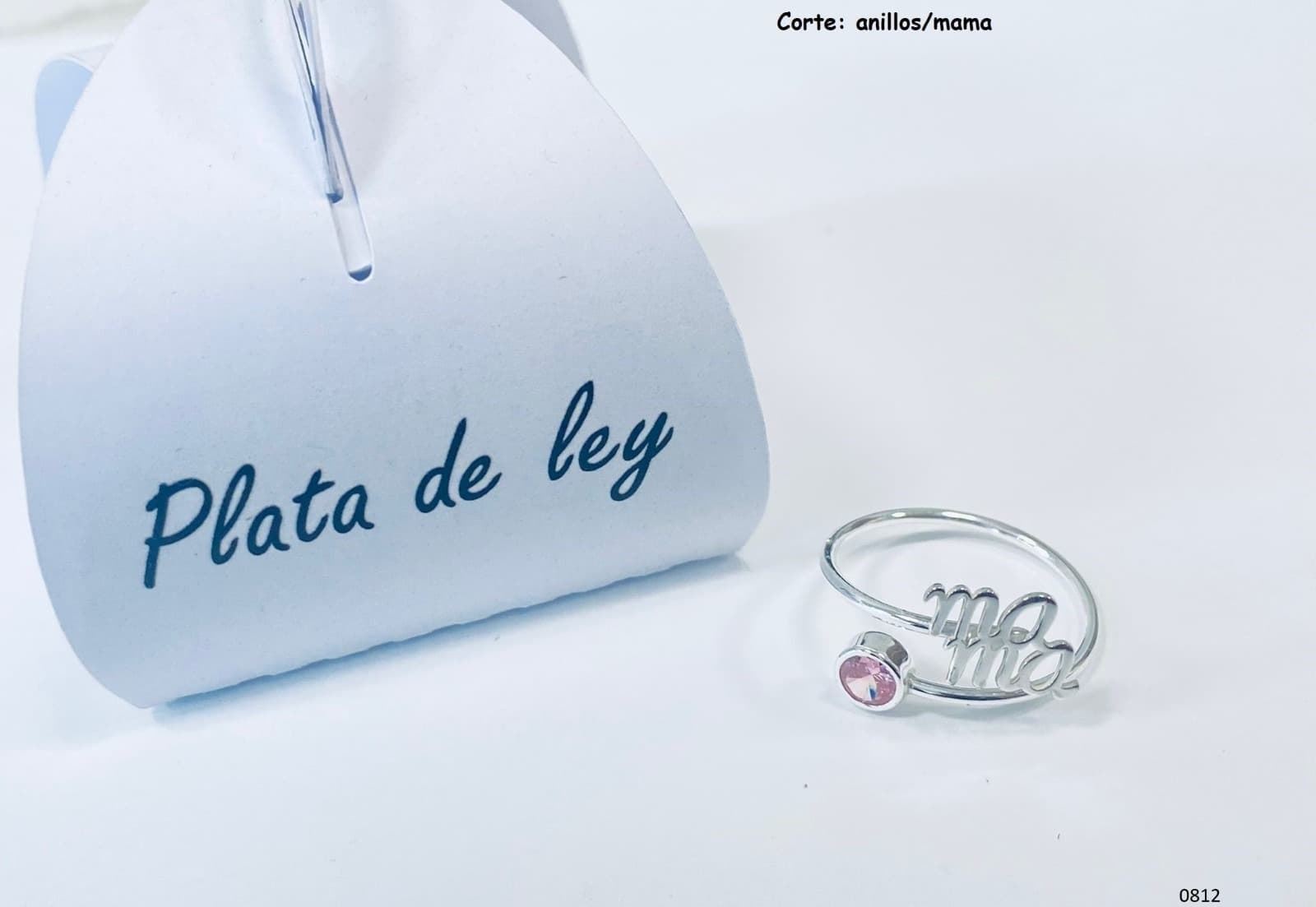 Anillo mama plata de ley - Imagen 1