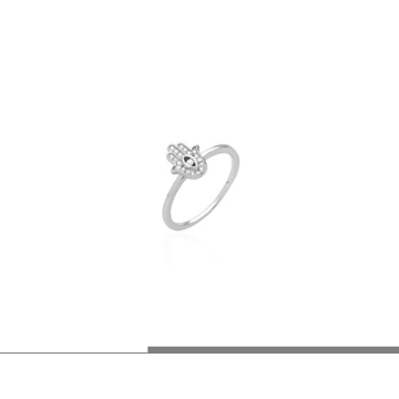 Anillo mano de Fátima plata de ley - Imagen 1