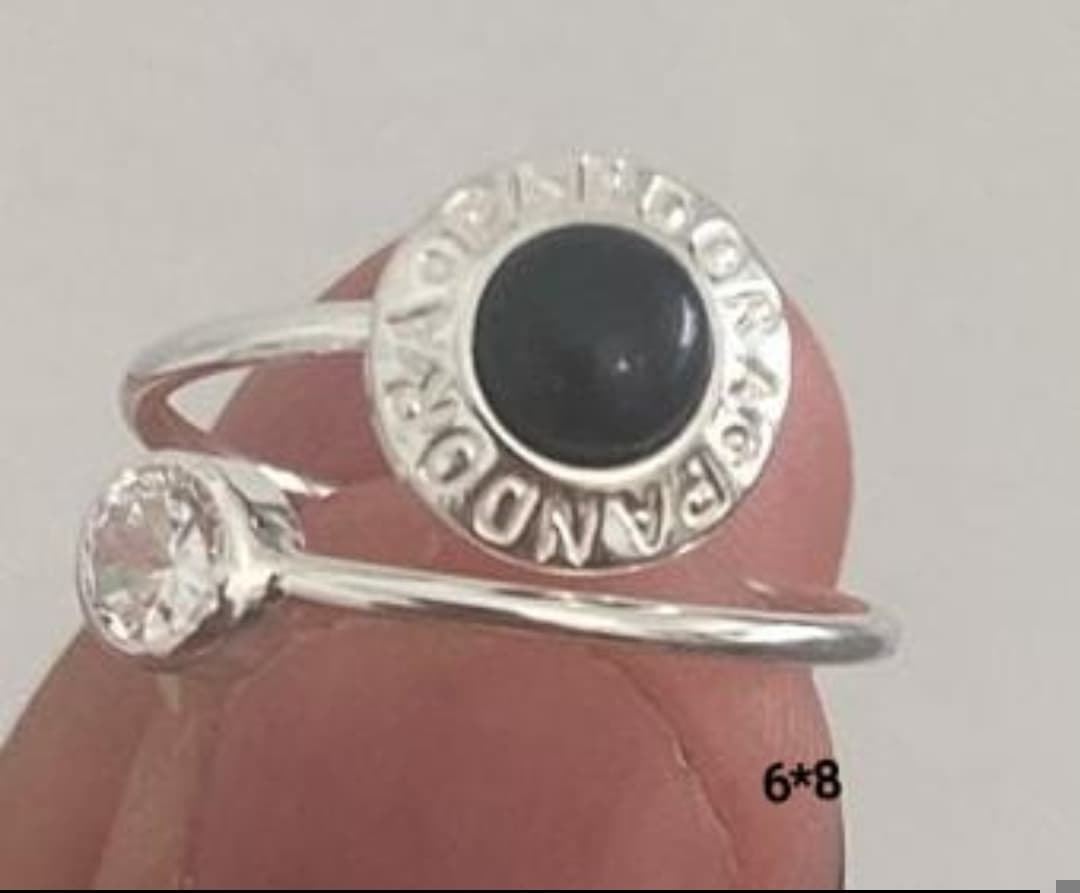 Anillo Pandora con perla - Imagen 1