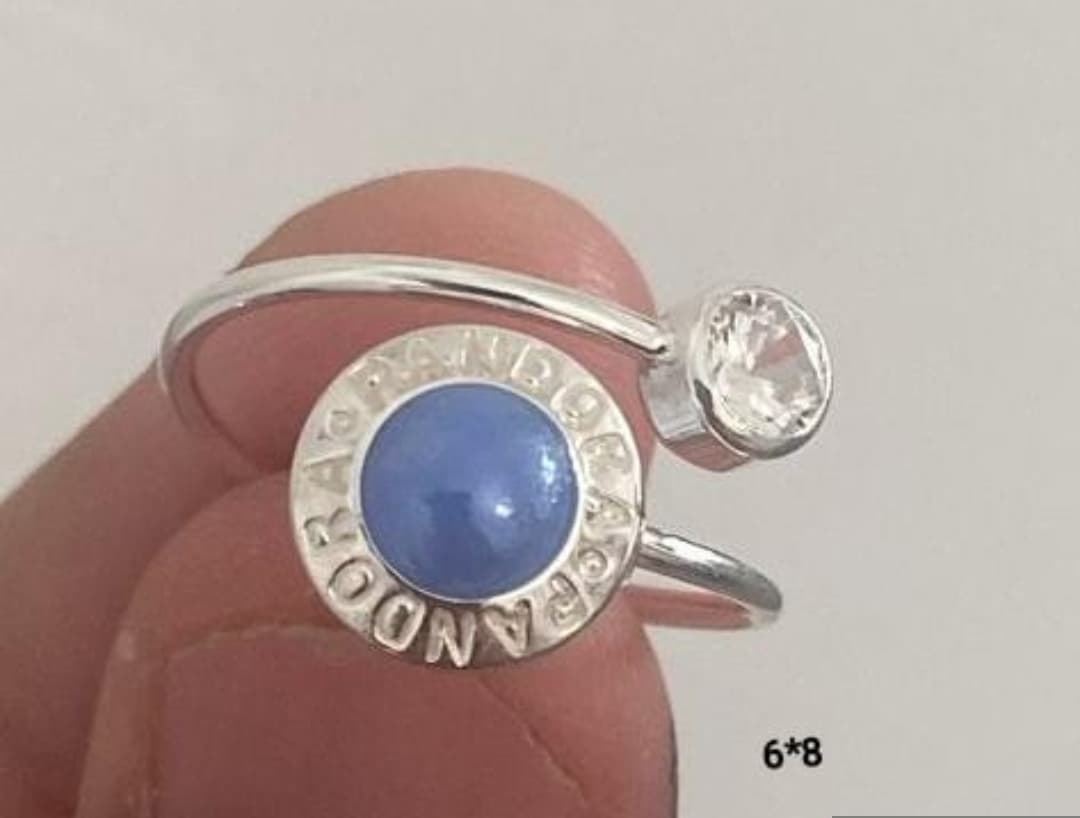Anillo Pandora con perla - Imagen 2