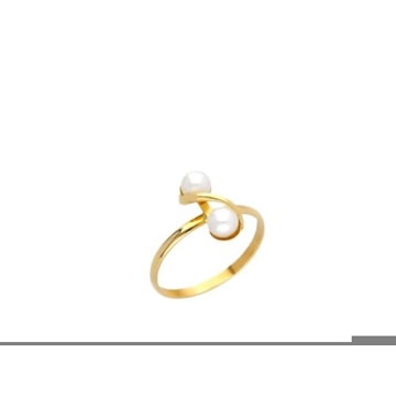 Anillo perla cultivada Oro 18 ktes - Imagen 1