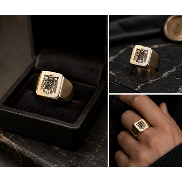 Anillo sello Águila - Imagen 1