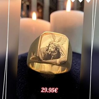 Anillo sello cristo nazareno - Imagen 1