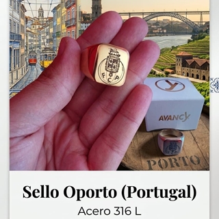 Anillo sello FC Oporto Portugal - Imagen 1