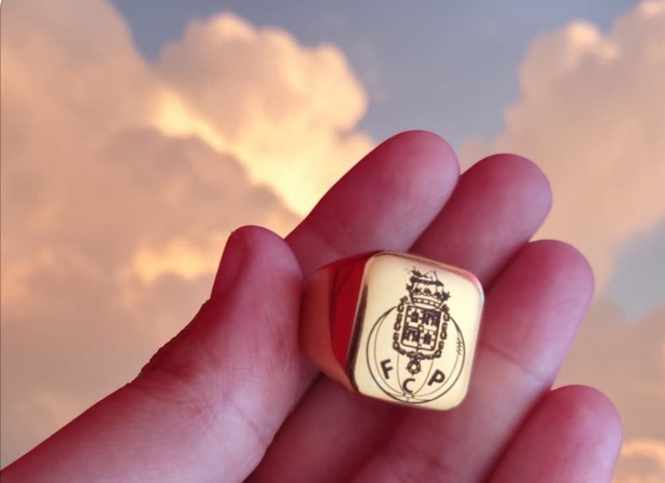 Anillo sello FC Oporto Portugal - Imagen 2