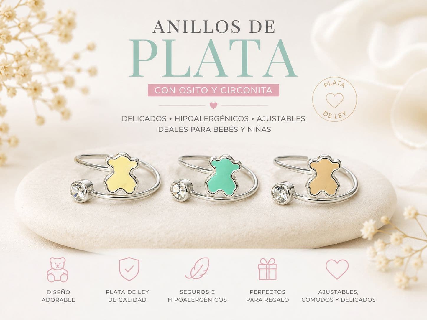 Anillo Tous con perlas plata - Imagen 1