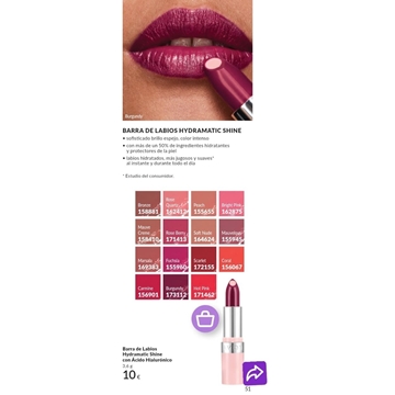 Barra de labios Hidramatic Shine - Imagen 1