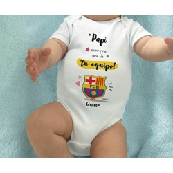 Body bebé escudo Barcelona - Imagen 1