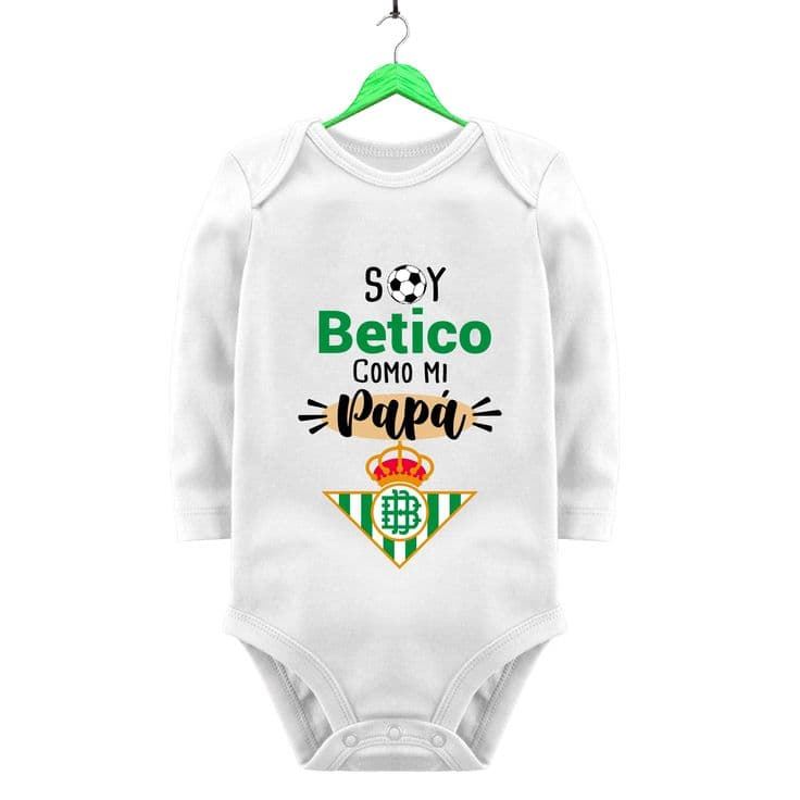Body bebé personalizado Betis - Imagen 1