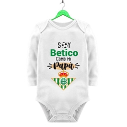 Body bebé personalizado Betis - Imagen 1