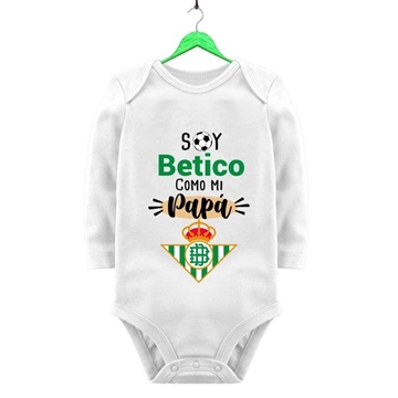 Body bebé personalizado Betis - Imagen 1