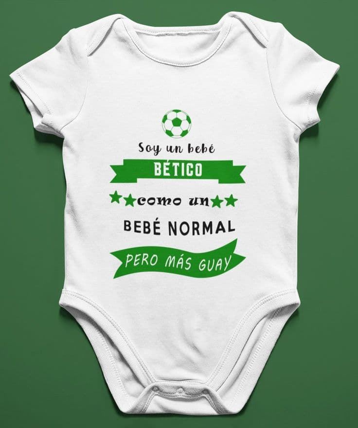 Body bebé personalizado Betis - Imagen 2