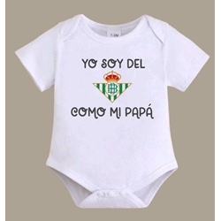 Body bebé Yo soy del Betis - Imagen 1