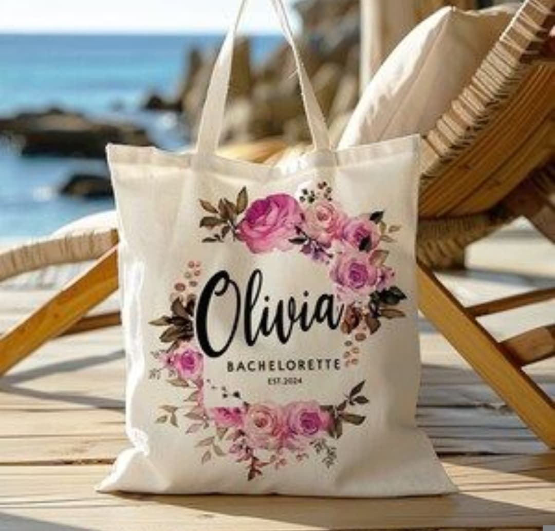 Bolsa de tela de novia para boda - Imagen 2