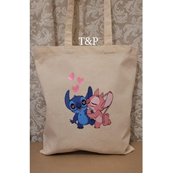 Bolsa de tela Stich - Imagen 1