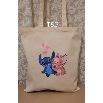 Bolsa de tela Stich - Imagen 1