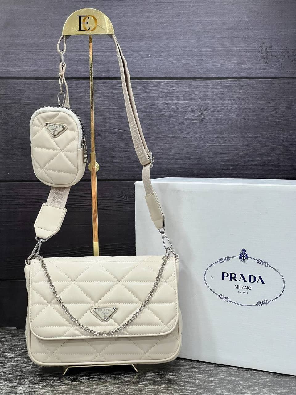 Bolso acolchado Prada System patchwork - Imagen 1