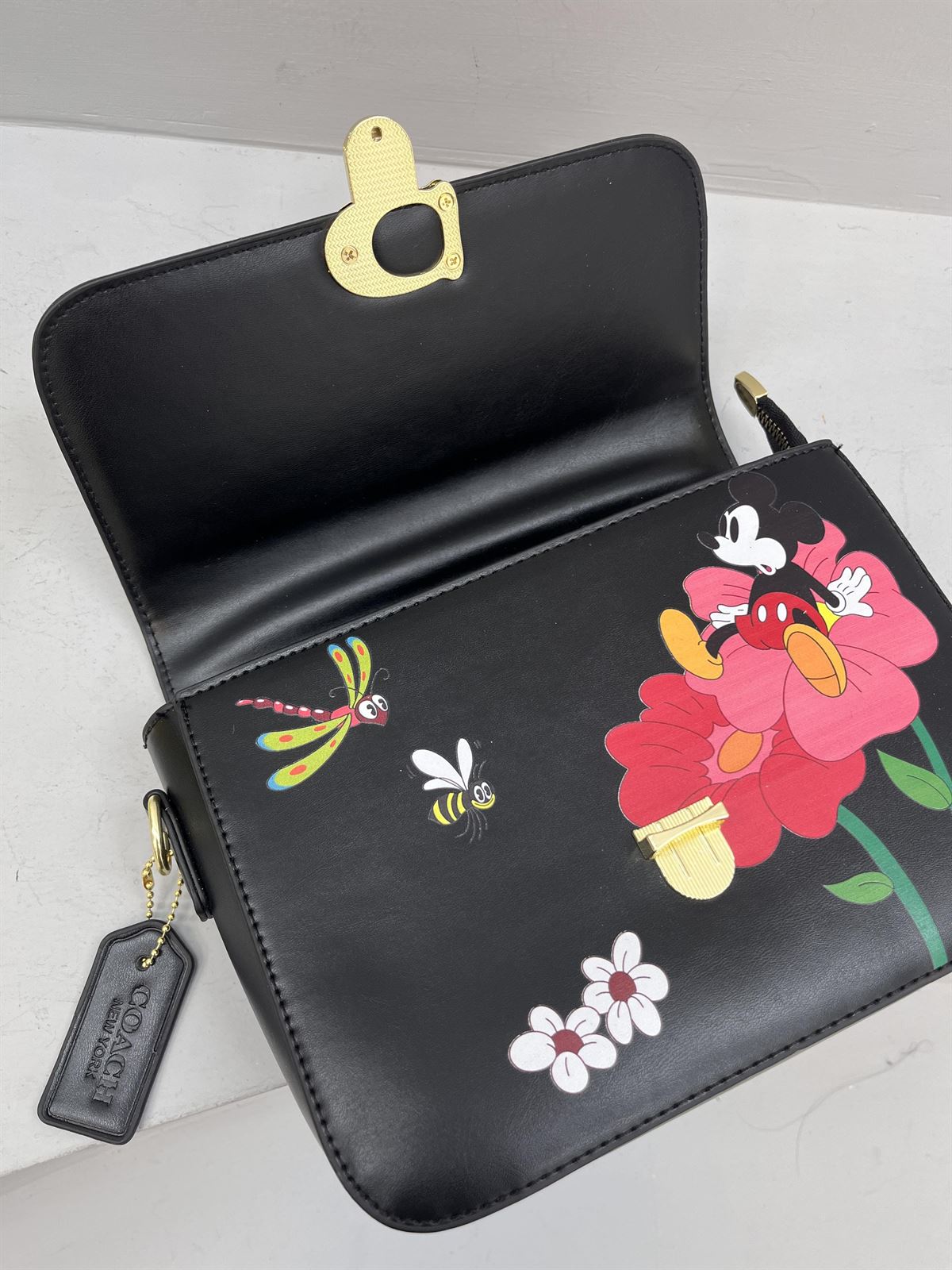 Bolso bandolera Coach Mickey y Minnie - Imagen 7
