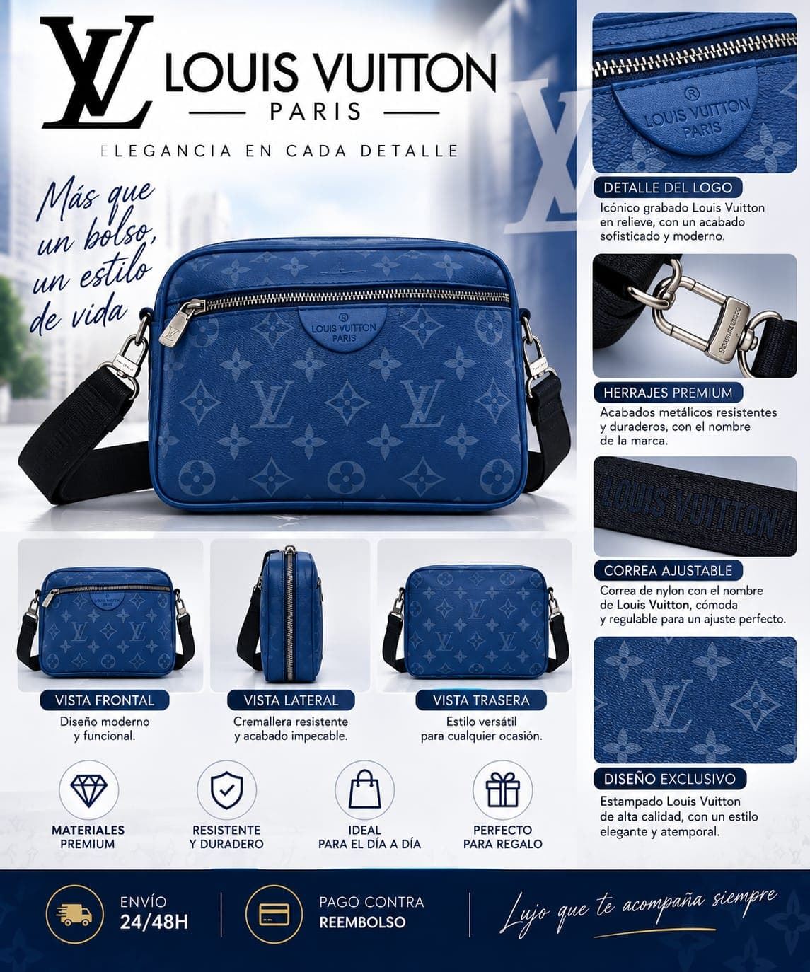 Bolso bandolera Louis Vuitton - Imagen 1