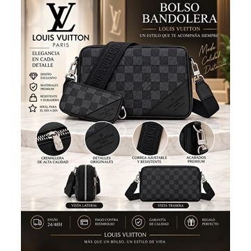 Bolso bandolera trio Louis Vuitton - Imagen 1