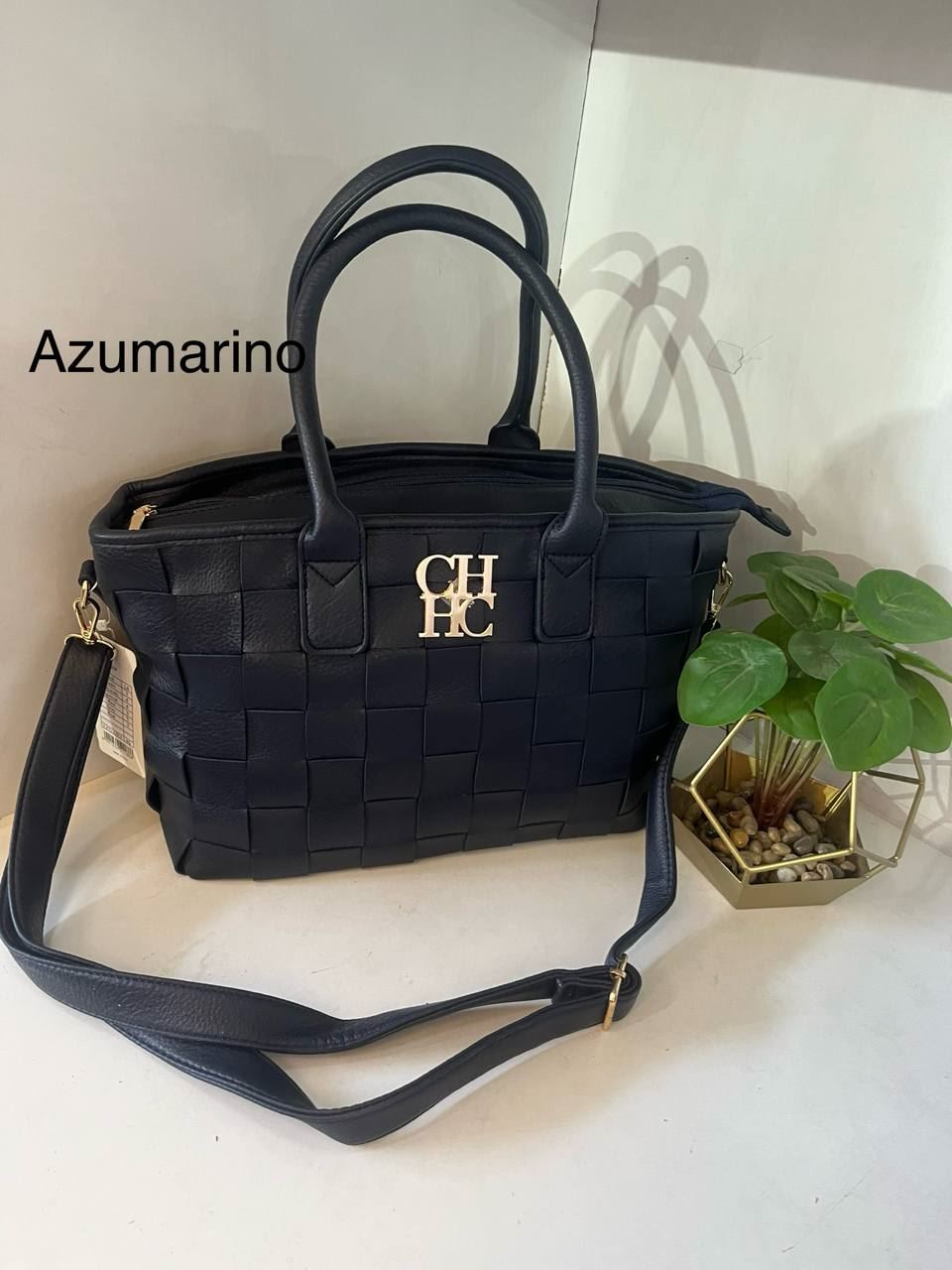 Bolso carolina herrera cuadros - Imagen 4