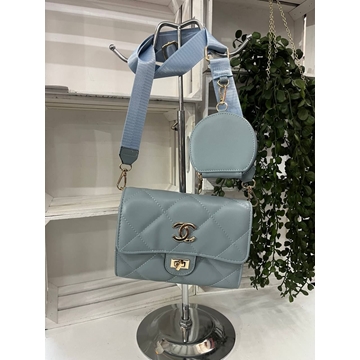 Bolso Channel dos piezas - Imagen 1