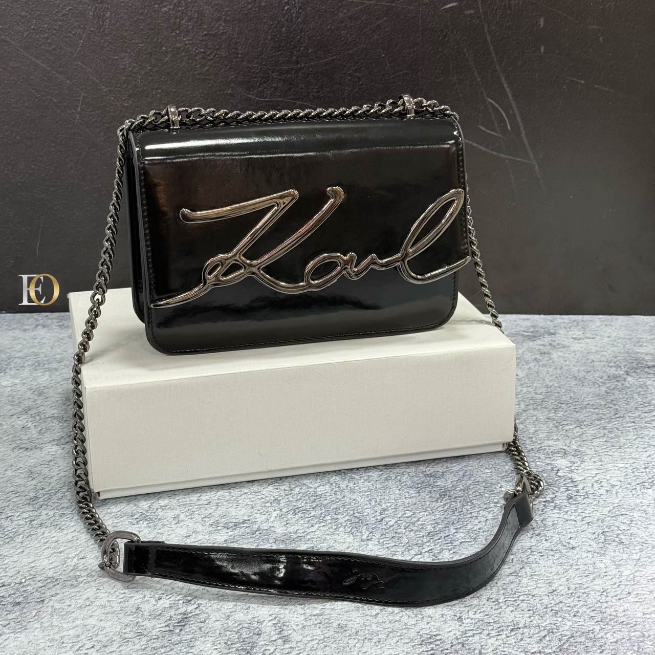 Bolso charol Karl Lagerfeld - Imagen 5