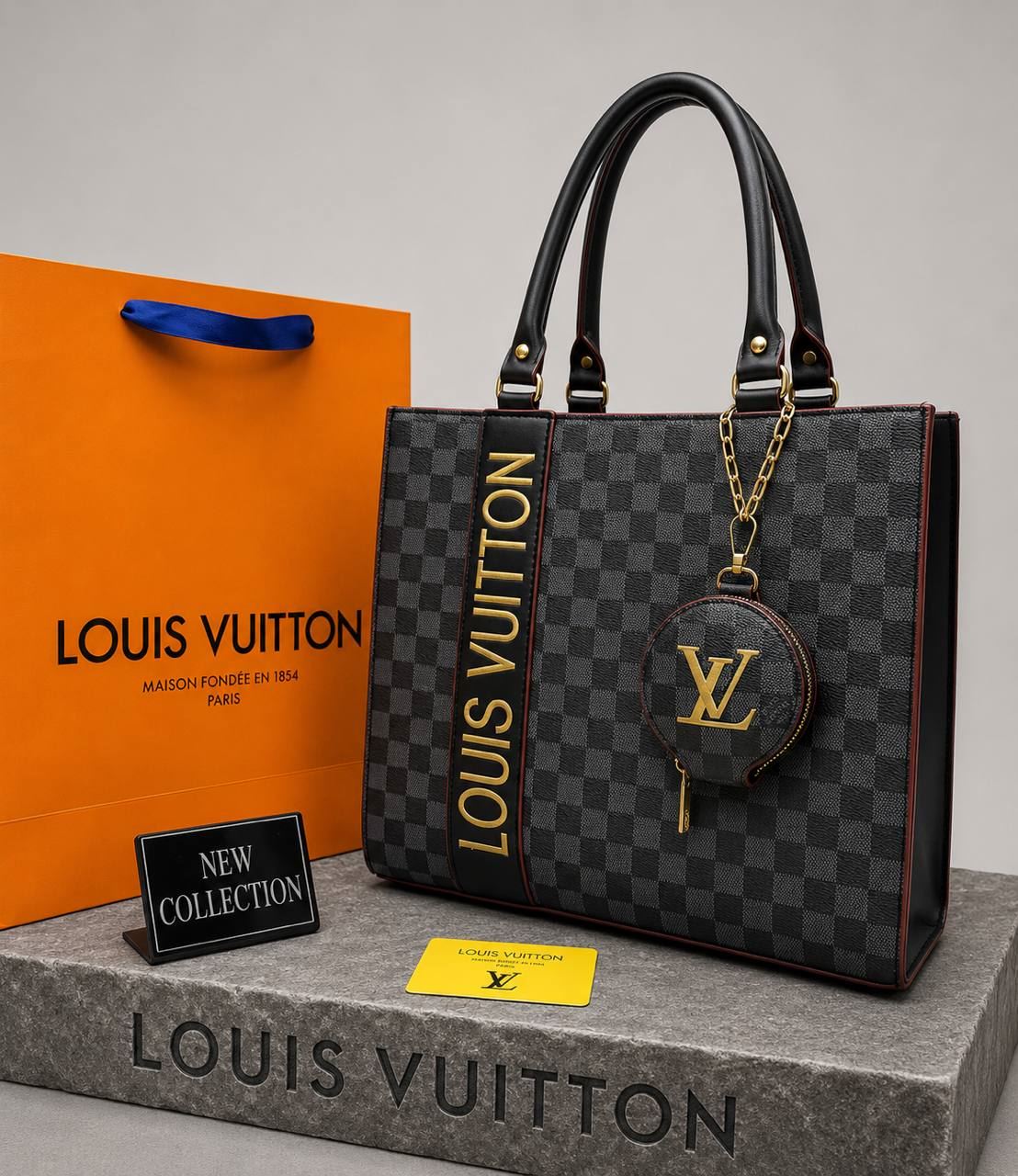 Bolso cuadrado louis Vuitton cuadros - Imagen 3
