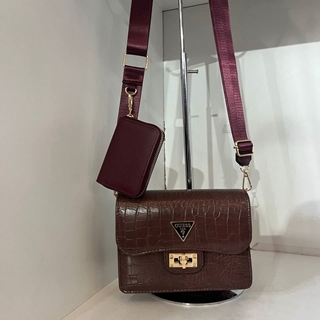 Bolso de dos piezas piel de cocodrilo - Imagen 1