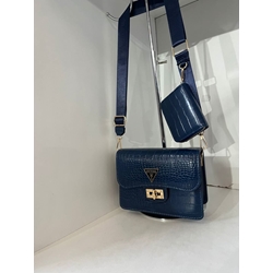 Bolso de dos piezas piel de cocodrilo - Imagen 2