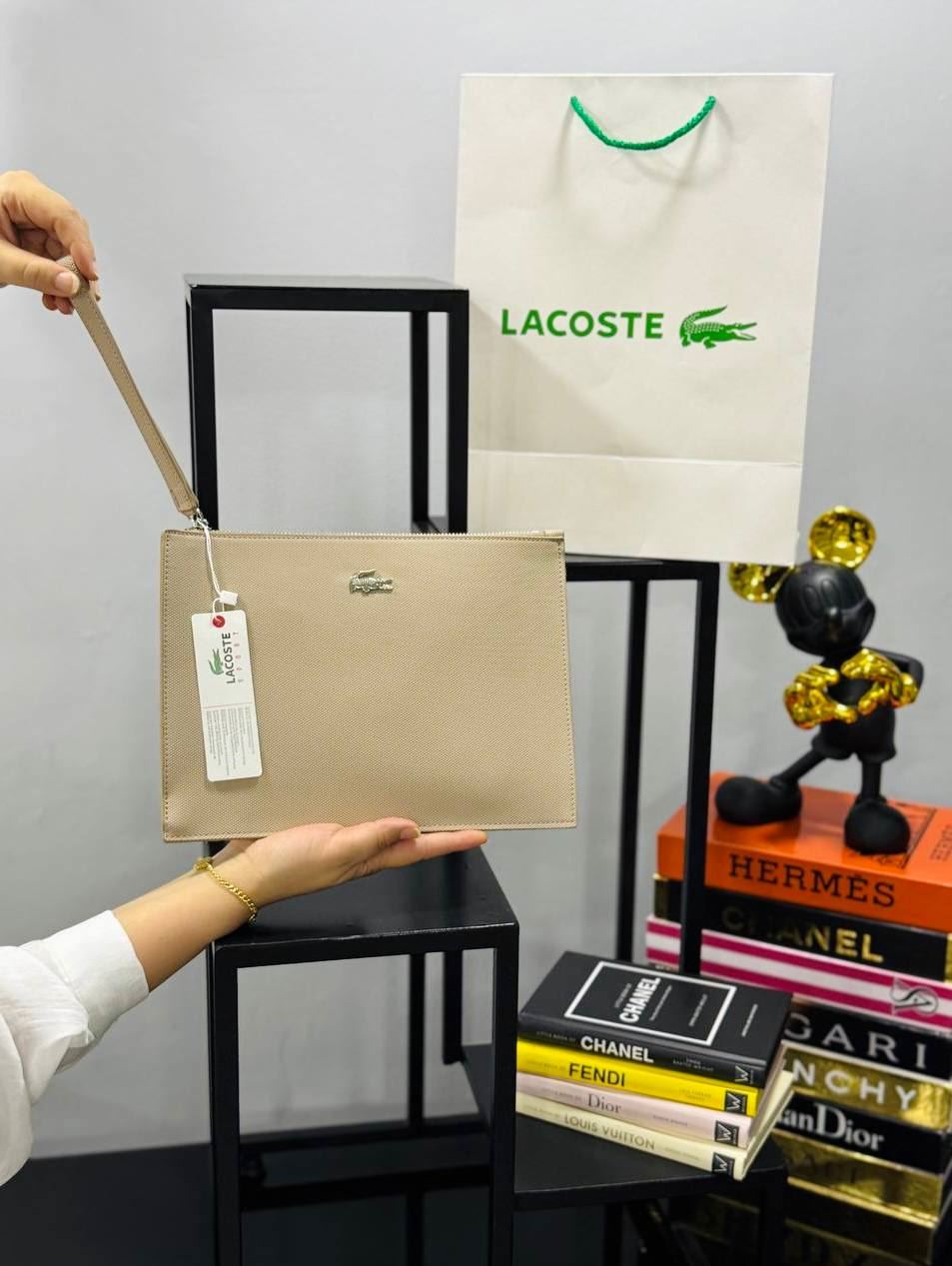 Bolso de mano Anna  de piqué Lacoste - Imagen 2