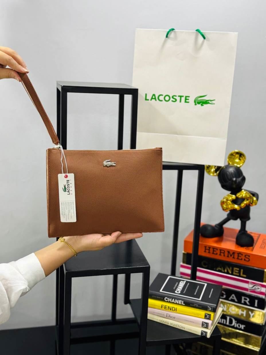 Bolso de mano Anna  de piqué Lacoste - Imagen 3