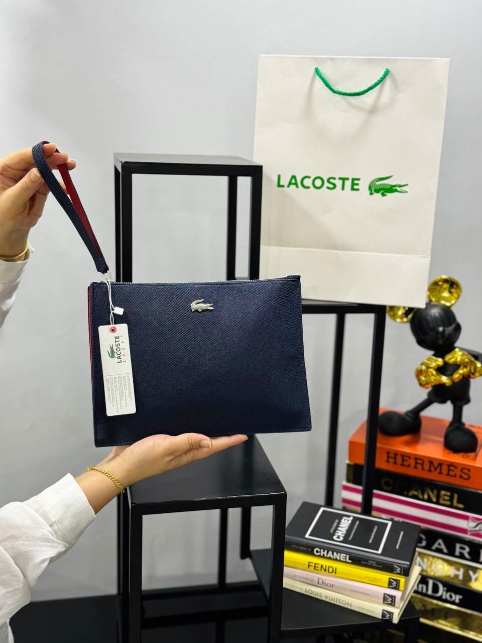 Bolso de mano Anna  de piqué Lacoste - Imagen 4