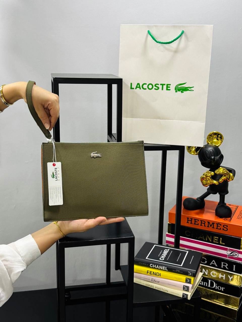 Bolso de mano Anna  de piqué Lacoste - Imagen 6