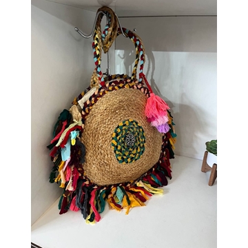 Bolso de paja Bimba y Lola - Imagen 1