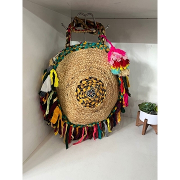 Bolso de paja Bimba y Lola - Imagen 2