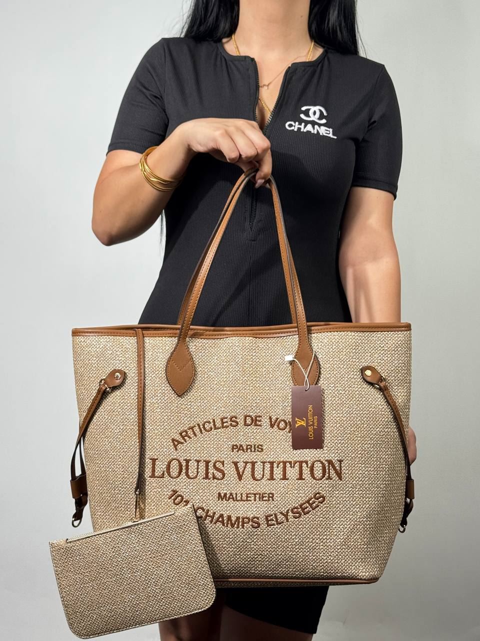 Bolso de rafia Louis Vuitton - Imagen 3