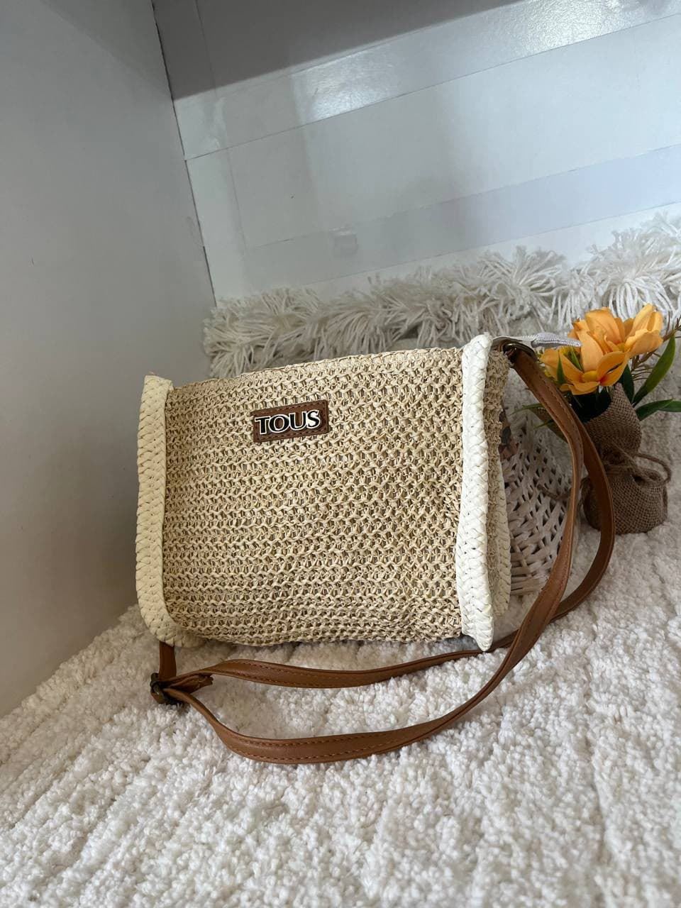Bolso de rafia Tous - Imagen 1