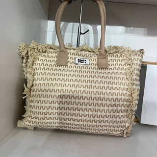Bolso de rafia trenzado - Imagen 1