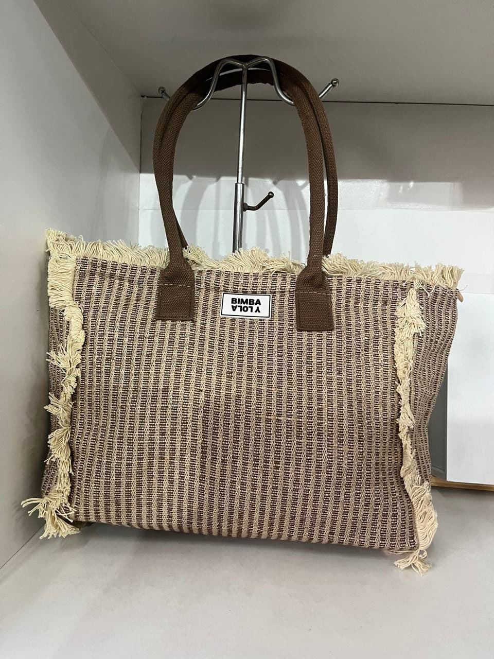 Bolso de rafia trenzado - Imagen 2