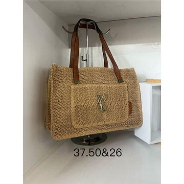 Bolso de rafia YSL - Imagen 1