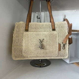 Bolso de rafia YSL - Imagen 2