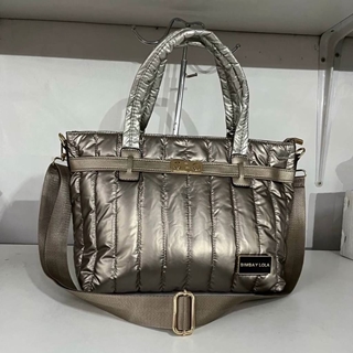 Bolso grande metalizado Bimba y Lola - Imagen 1